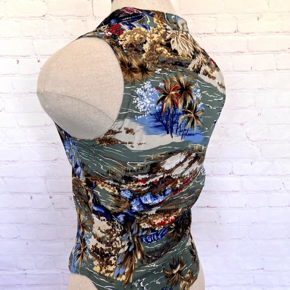 80's Short Set - Hawaiian - Top & Shorts - Chorus Line - Size Small & Medium - Picture 5 of 9